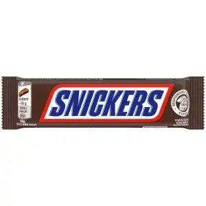 Snickers млечен шоколадов бар с прясно печени фъстъци 50 г,