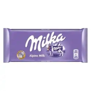 Млечен шоколад Milka Alpine, 90 г,