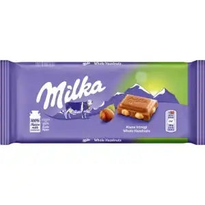 Млечен шоколад Milka с пълнозърнест лешник 95 г