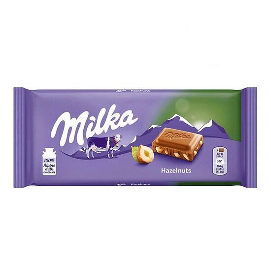 Млечен шоколад Milka с лешници 90 г